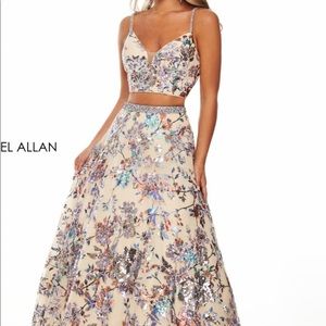Rachel Allan 2 piece prom dress